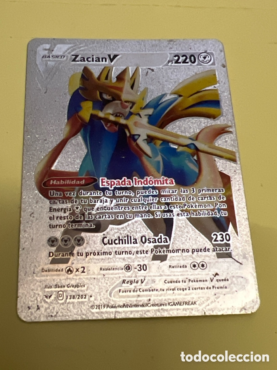 Trading Cards: T1/E2/1081. CARTA POKEMON - ZACIAN V