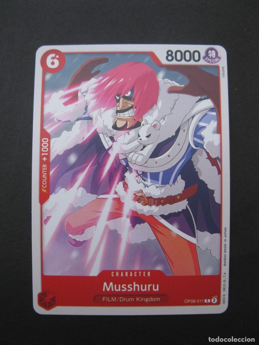 Trading Cards: CARTA - ONE PIECE - TRADING CARD - MUSSHURU - EN INGL&Eacute;S - BANDAI.
