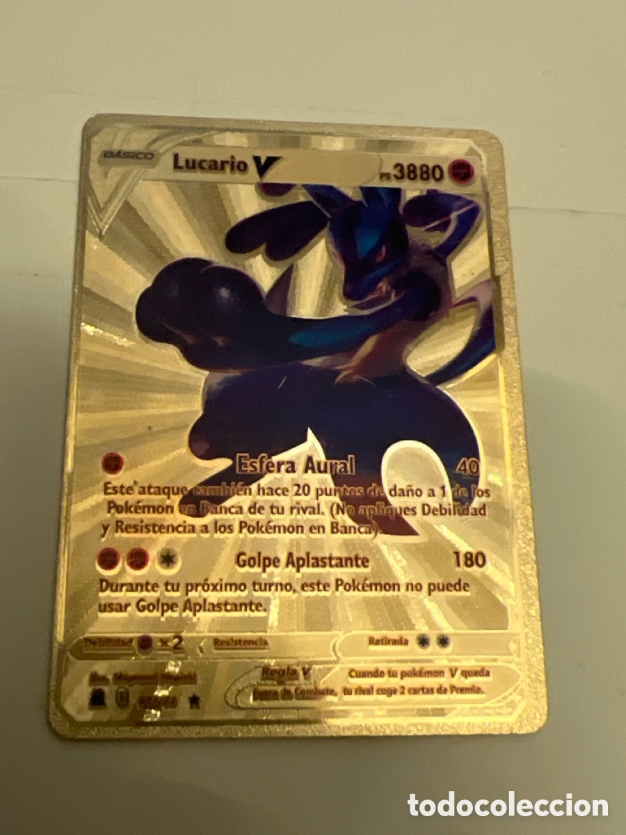 Trading Cards: T1/E2/1084. CARTA POKEMON - LUCARIO V