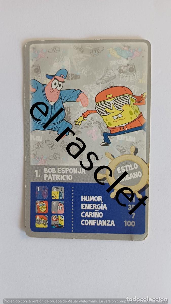Trading Cards: CARTA /CROMO BOB ESPONJA - ESTILO URBANO -N&ordm; 1
