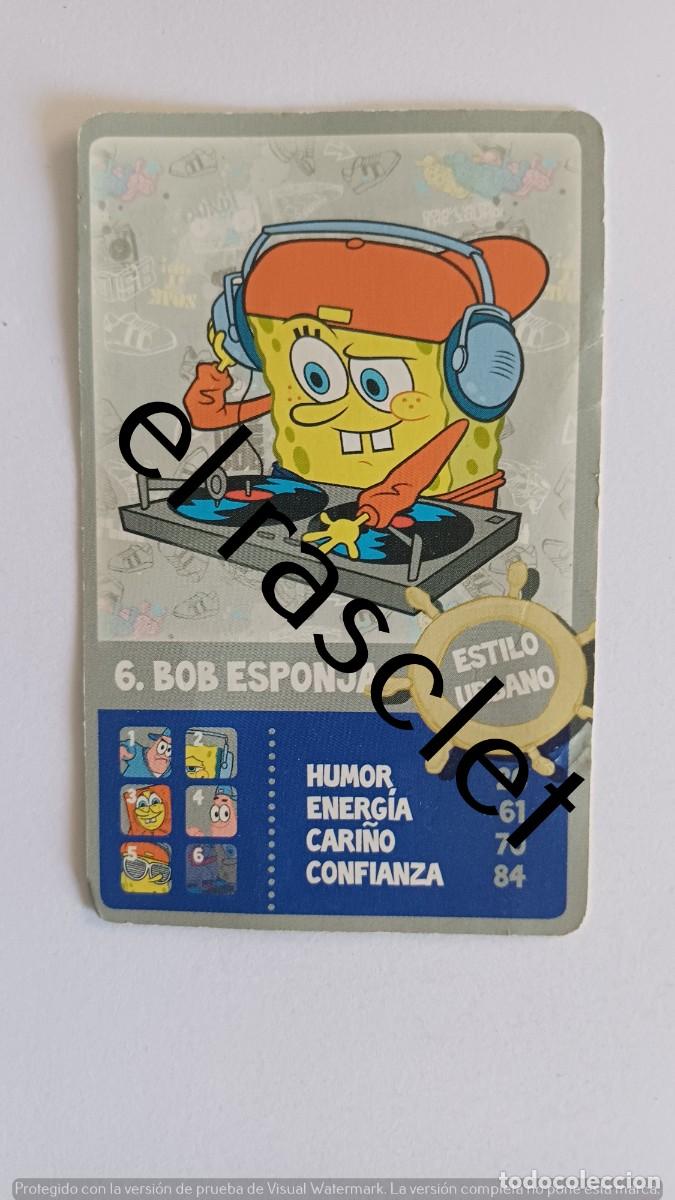 Trading Cards: CARTA /CROMO BOB ESPONJA - ESTILO URBANO -N&ordm;6