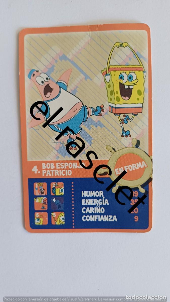 Trading Cards: CARTA /CROMO BOB ESPONJA -PATRICIO- BEISBOL-N&ordm;1