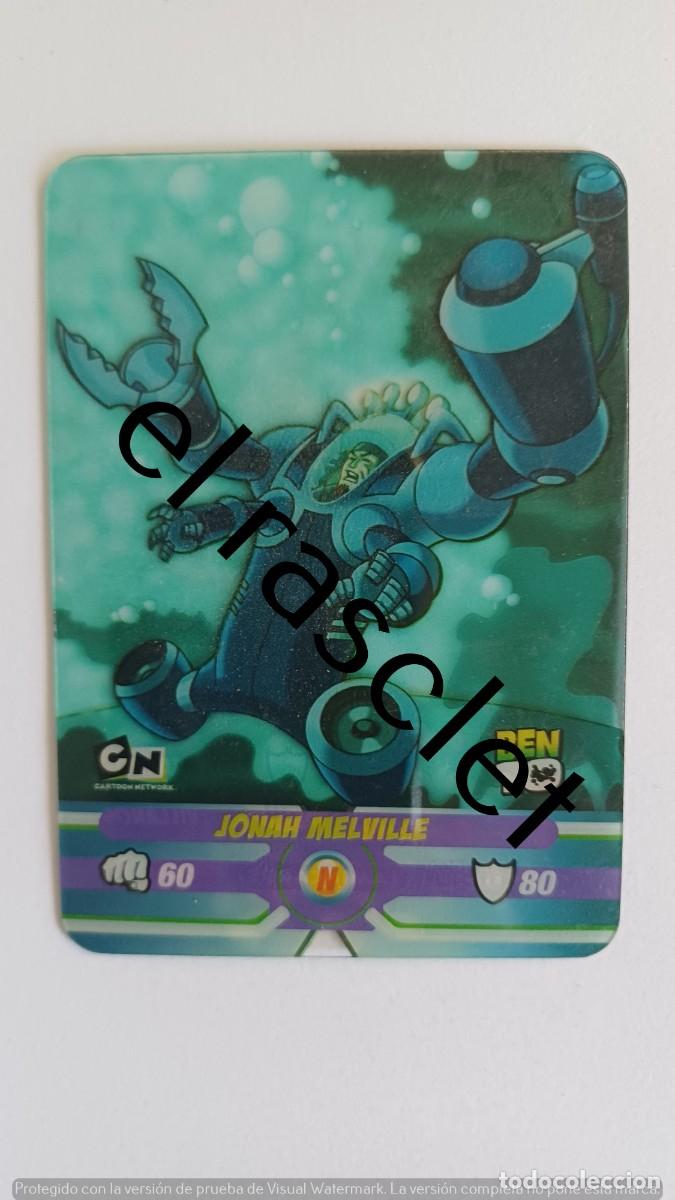 Trading Cards: CARTA /CROMO LAMINCARD BEN 10, JONAH MELVILLE