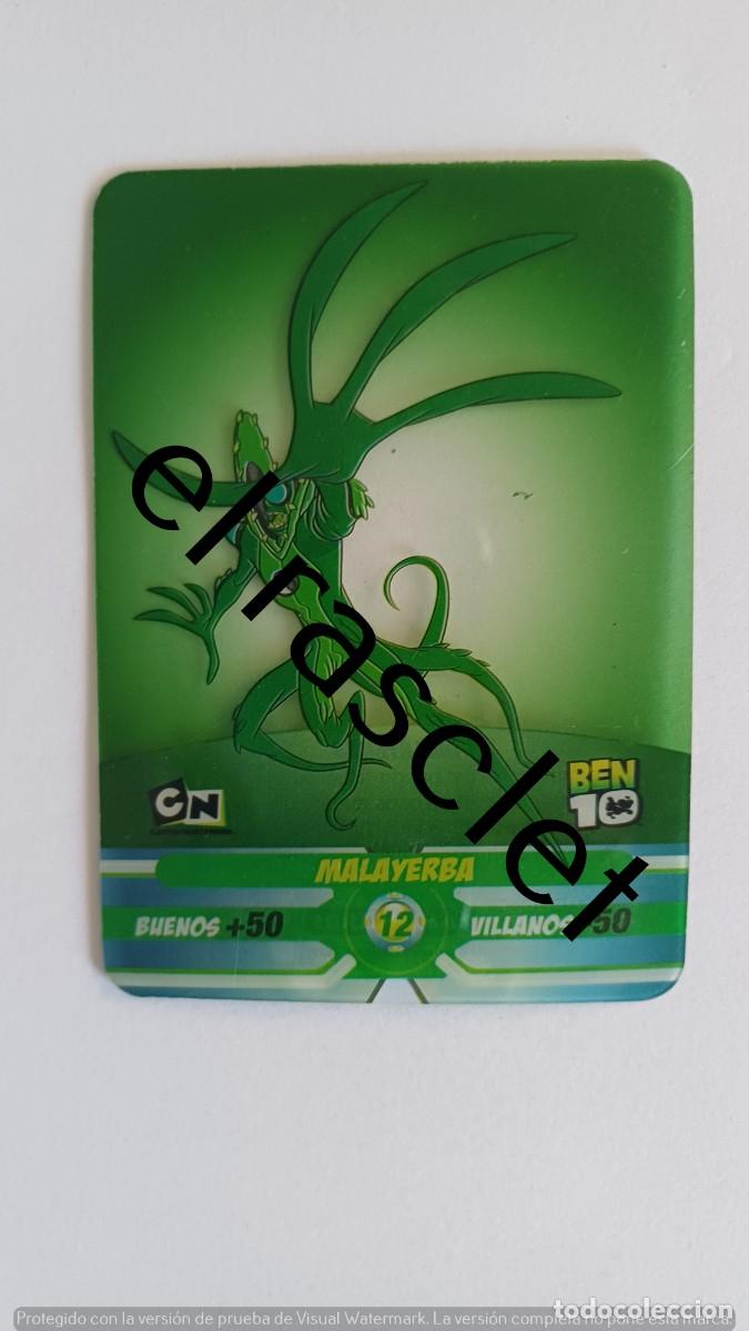Trading Cards: CARTA /CROMO LAMINCARD BEN 10, MALAYERBA