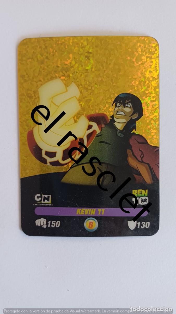 Trading Cards: CARTA /CROMO LAMINCARD BEN 10, KEVIN 11