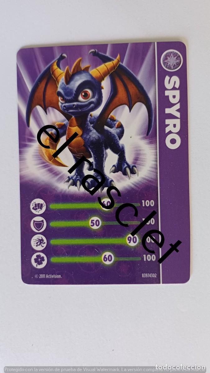 Trading Cards: CARTA /CROMO SKYLANDERS - SPYRO