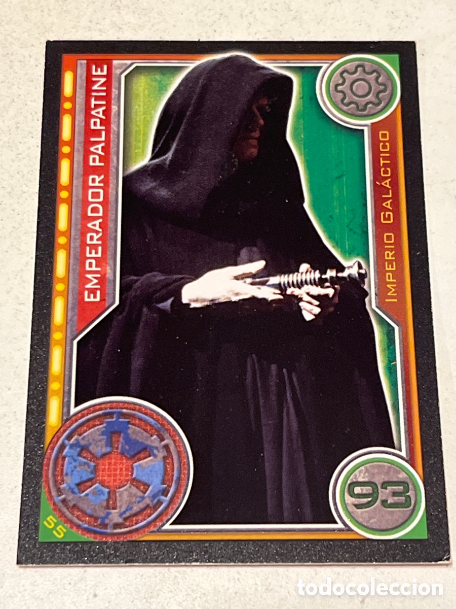 Trading Cards: Cromo Star Wars Topps Trading Card N&deg;55 Emperador Palpatine