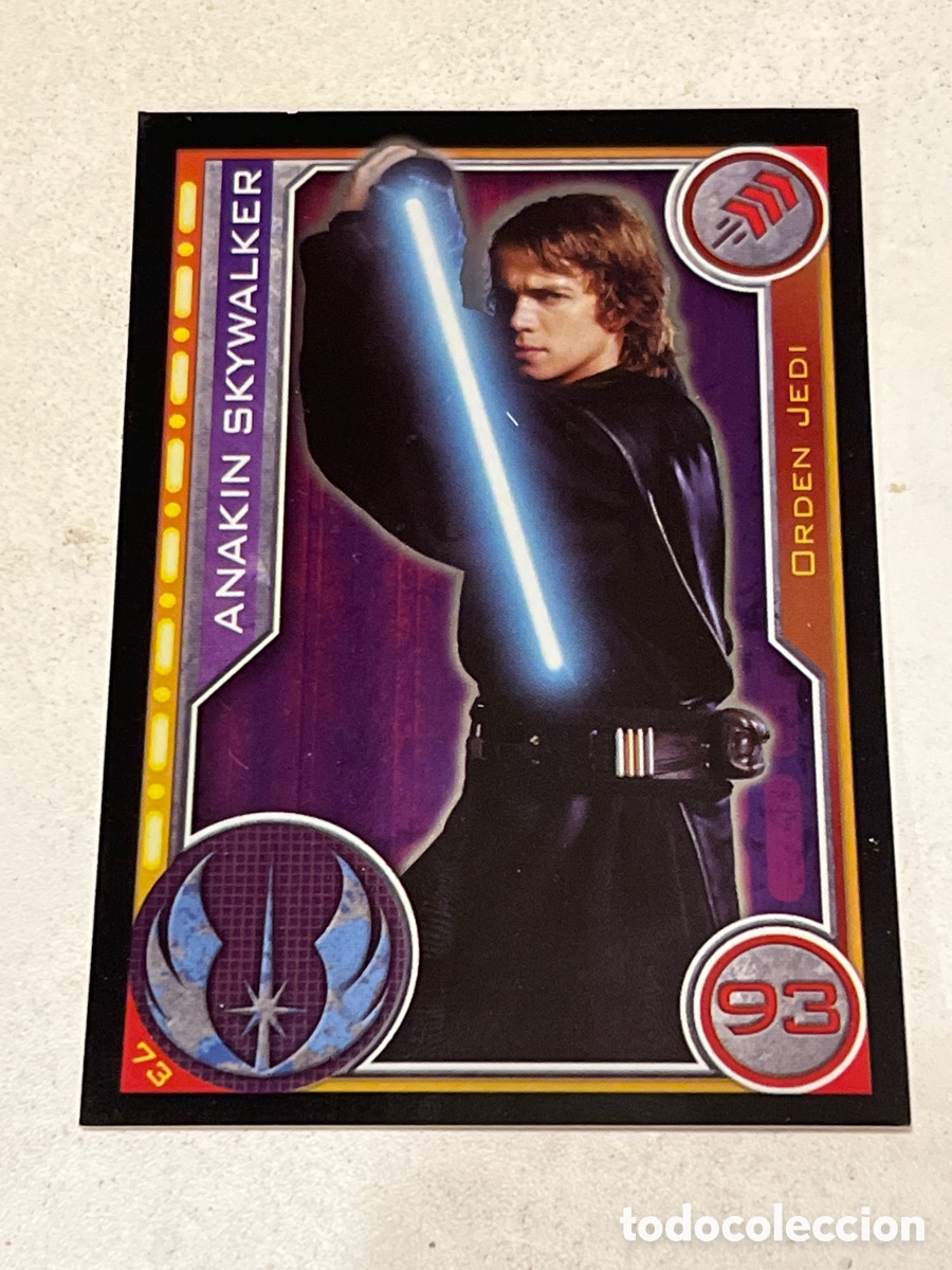 Trading Cards: Cromo Star Wars Topps Trading Card N&deg;73 Anakin Skywalker