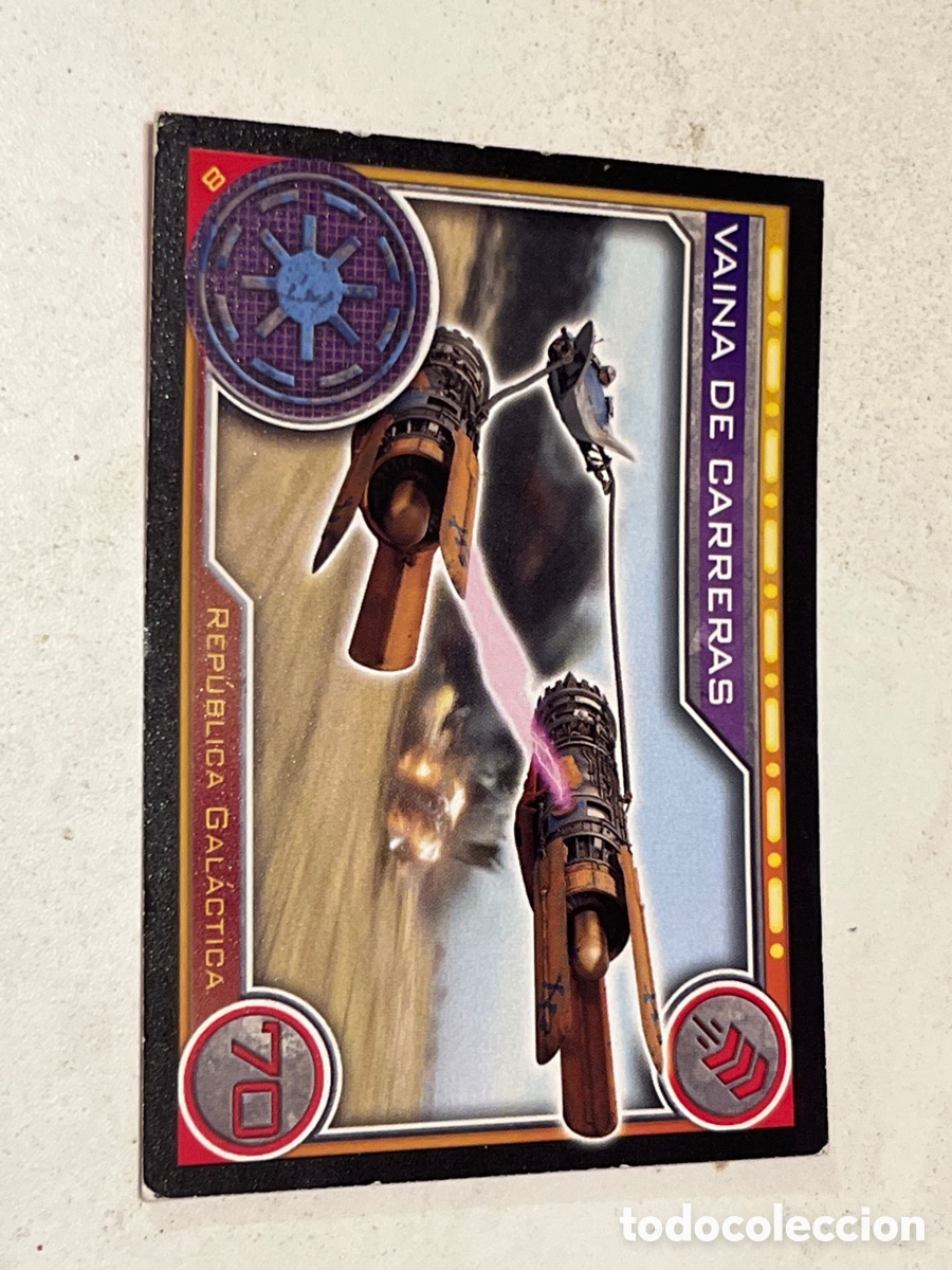 Trading Cards: Cromo Star Wars Topps Trading Card N&deg;8 Vaina de Carreras