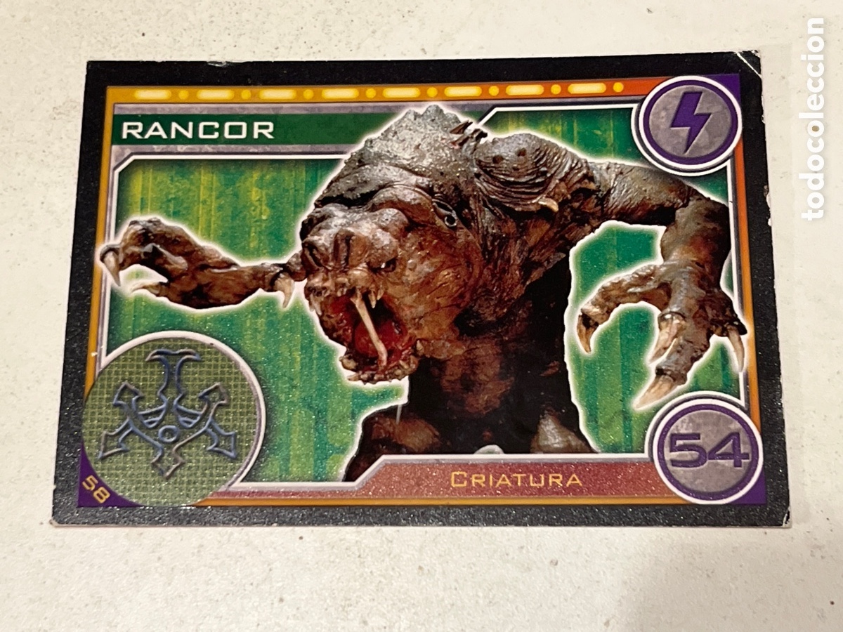 Trading Cards: Cromo Star Wars Topps Trading Card N&deg;58 Rancor