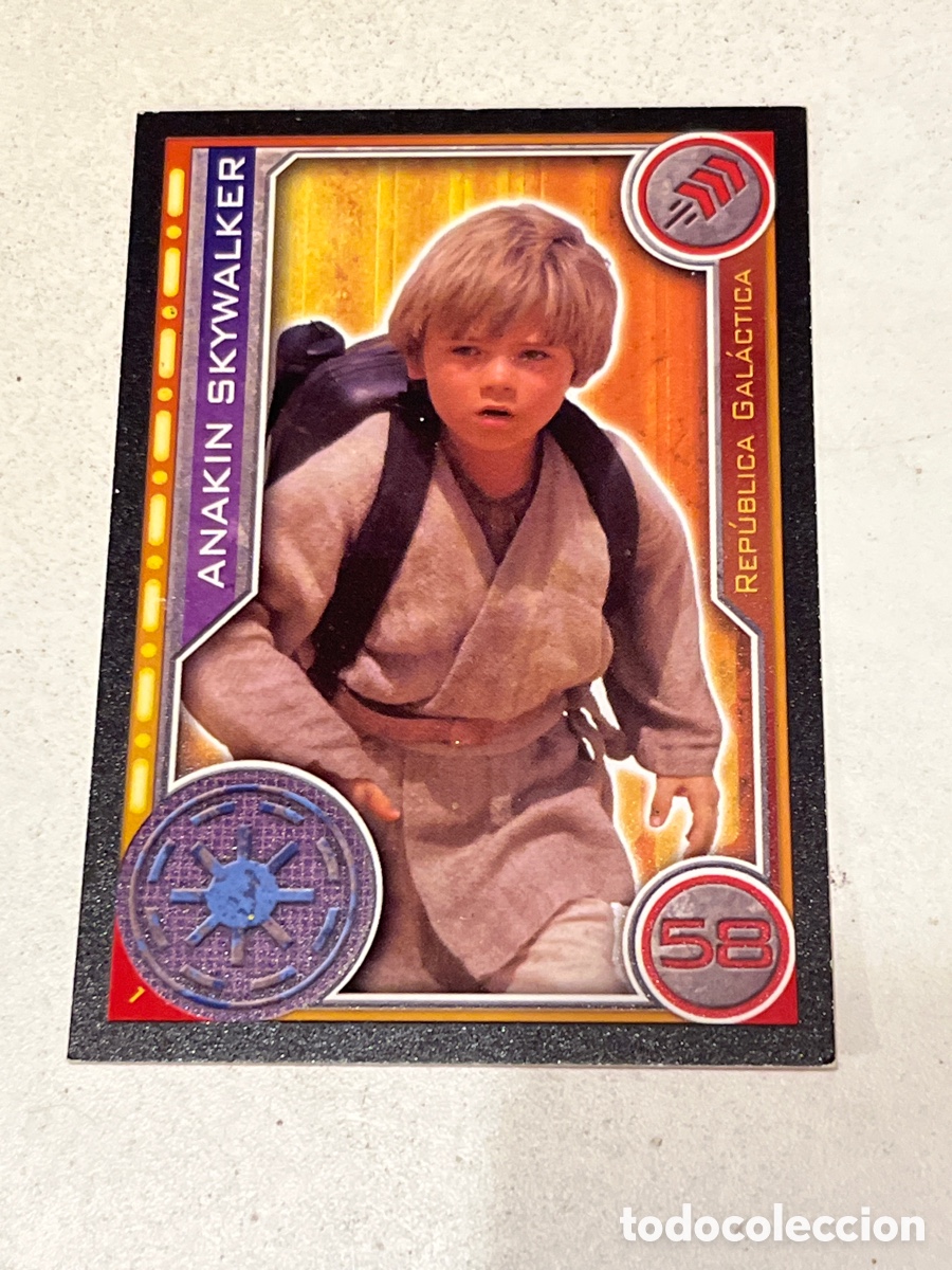 Trading Cards: Cromo Star Wars Topps Trading Card N&deg;1 Anakin Skywalker