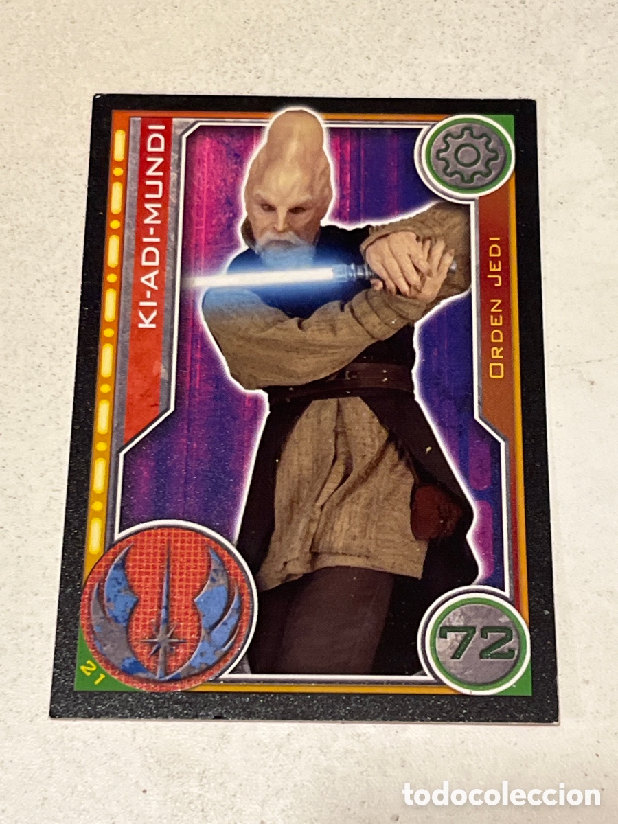 Trading Cards: Cromo Star Wars Topps Trading Card N&deg;21 Ki-Adi-Mundi