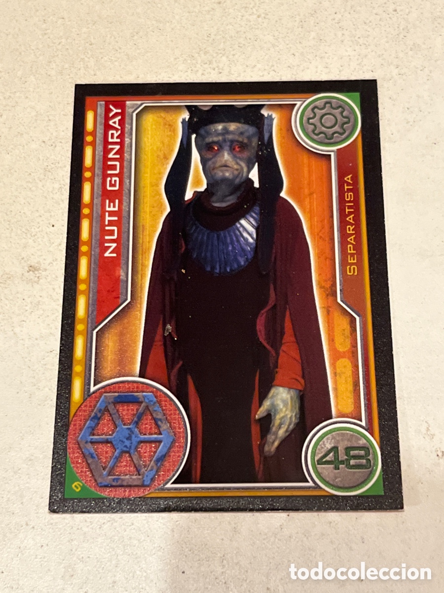 Trading Cards: Cromo Star Wars Topps Trading Card N&deg;6 Nute Gunray