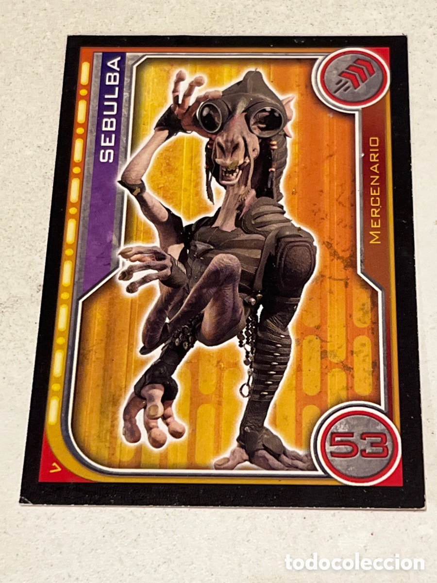 Trading Cards: Cromo Star Wars Topps Trading Card N&deg;7 Sebulba