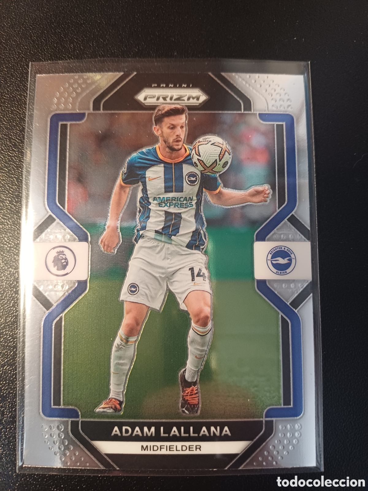 Trading Cards: #125 ADAM LALLANA BRIGHTON & HOVE ALBION PANINI PRIZM PREMIER LEAGUE 2022-23