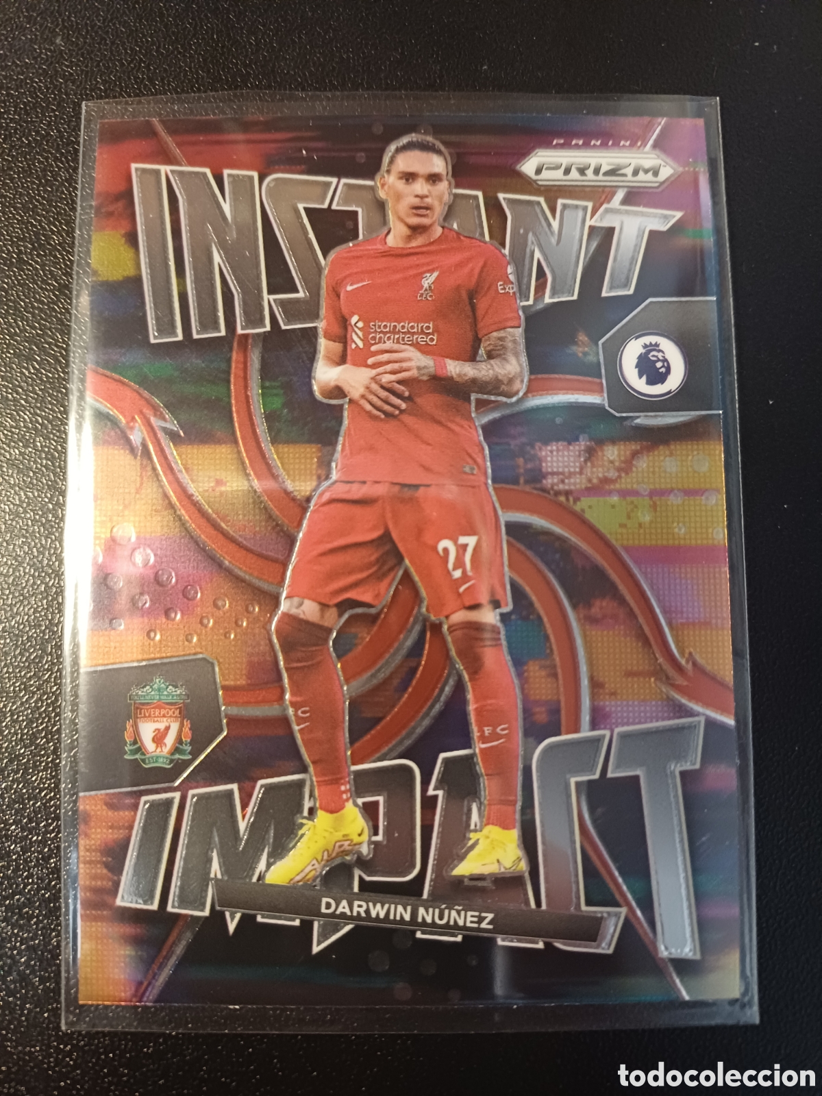Trading Cards: #013 DARWIN NU&Ntilde;EZ LIVERPOOL FC INSTANT IMPACT PANINI PRIZM PREMIER LEAGUE 2022-23