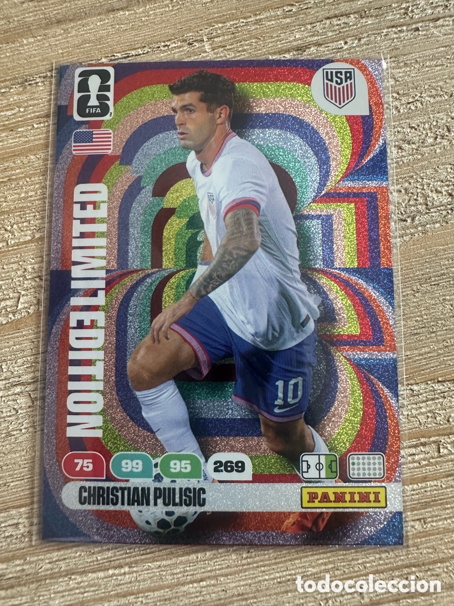 Trading Cards: CHRISTIAN PULISIC USA LIMITED EDITION ADRENALYN XL PANINI MUNDIAL WORLD CUP 2026 USA CAN MEX