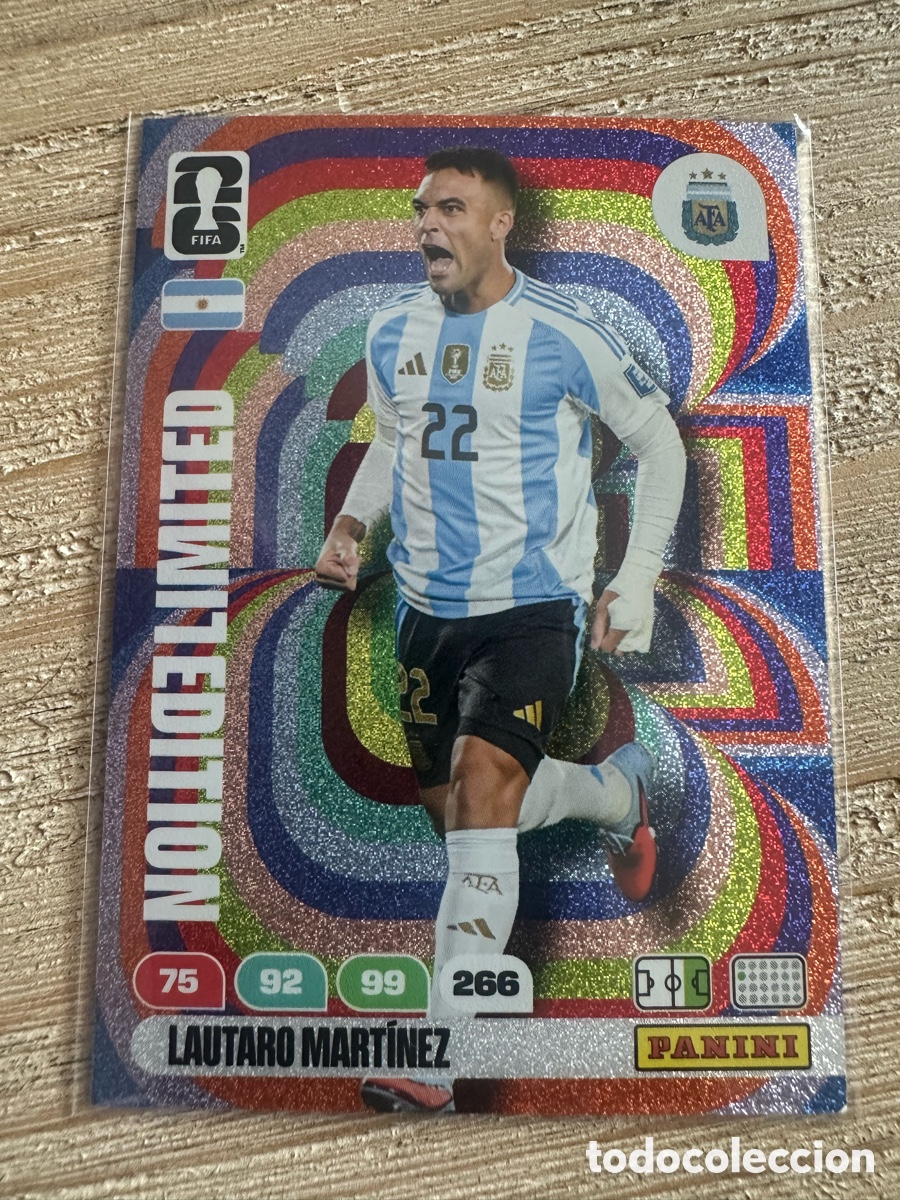 Trading Cards: LAUTARO MARTINEZ ARGENTINA LIMITED EDITION ADRENALYN XL PANINI MUNDIAL WORLD CUP 2026 USA CAN MEX