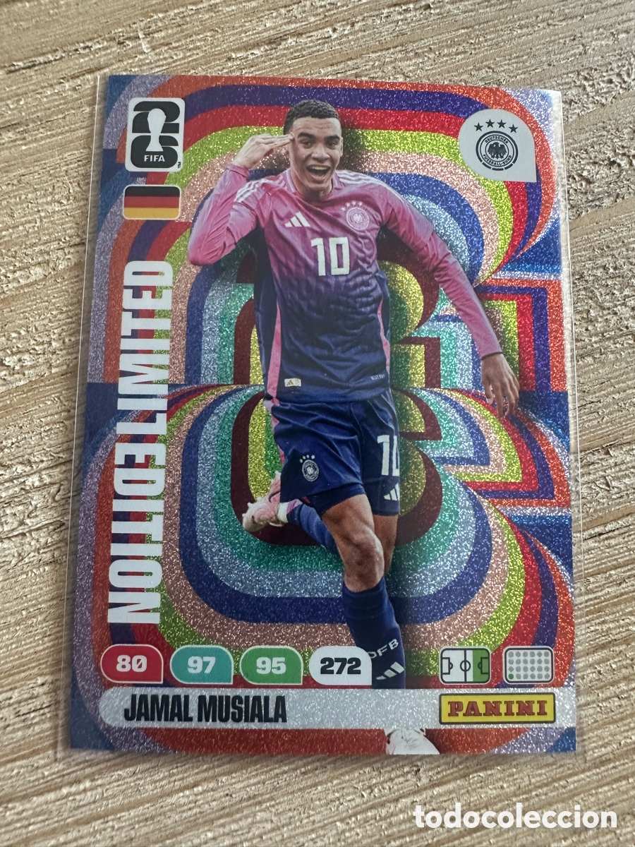 Trading Cards: JAMAL MUSIALA ALEMANIA LIMITED EDITION ADRENALYN XL PANINI MUNDIAL WORLD CUP 2026 USA CAN MEX