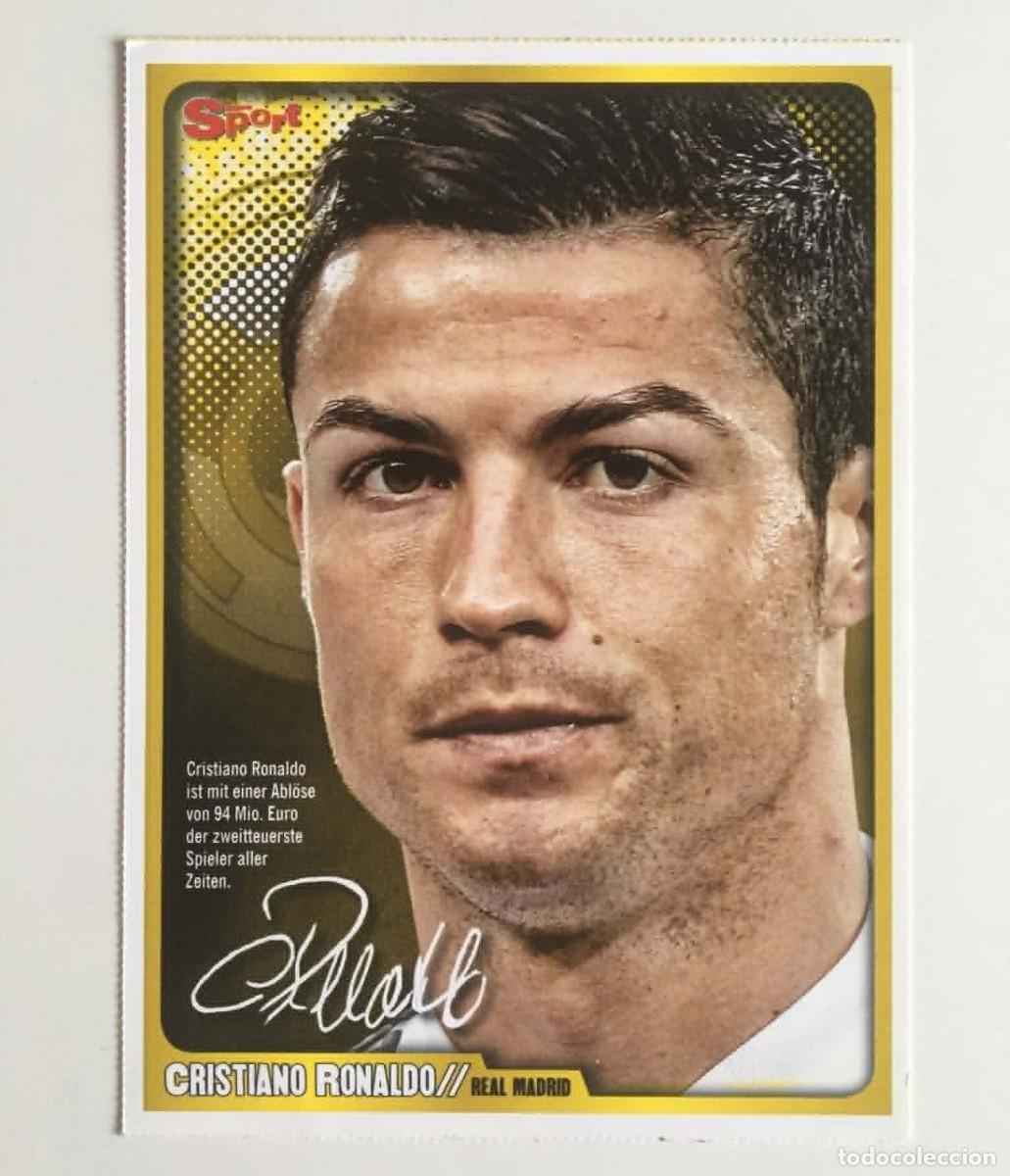 Trading Cards: Cristiano Ronaldo / Gareth Bale Real Madrid Rare Double-Sided Collectible Card 2014 Football