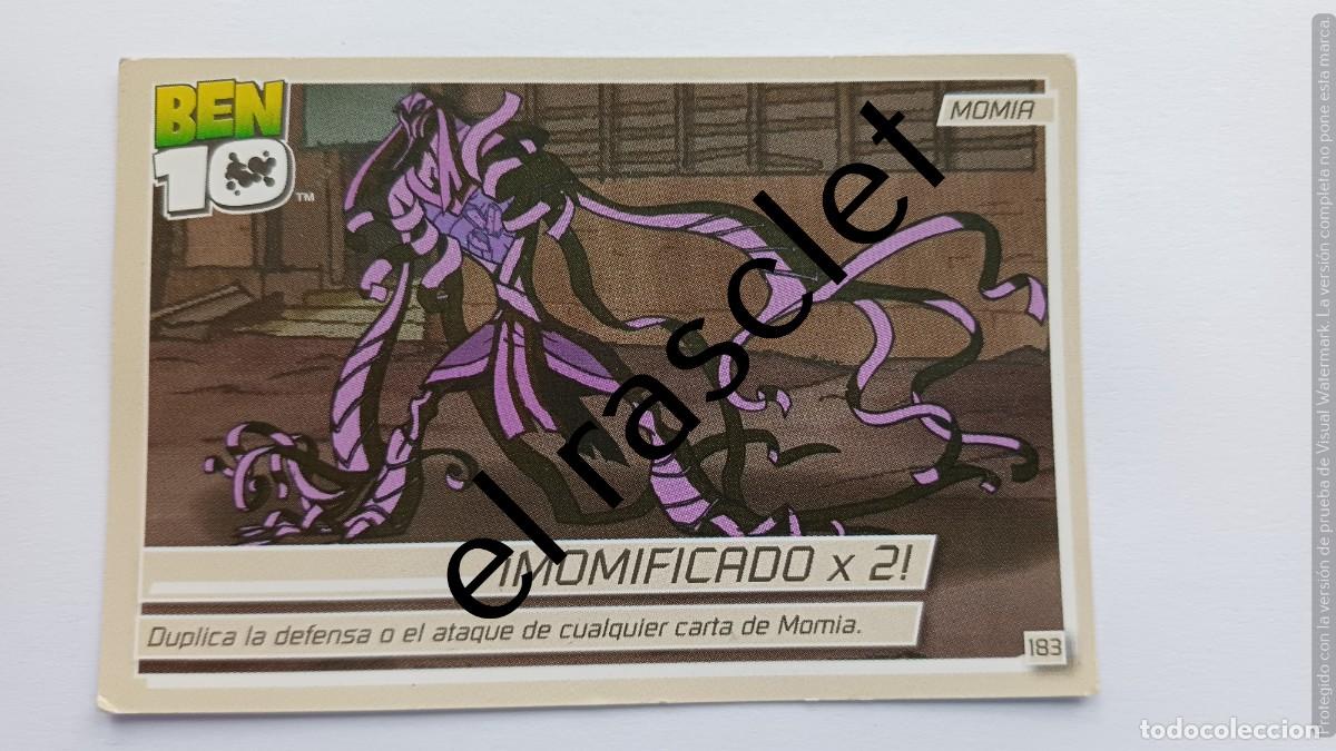 Trading Cards: CARTA /CROMO BEN10- IMOMIFICADO X 21- NUMERO 183