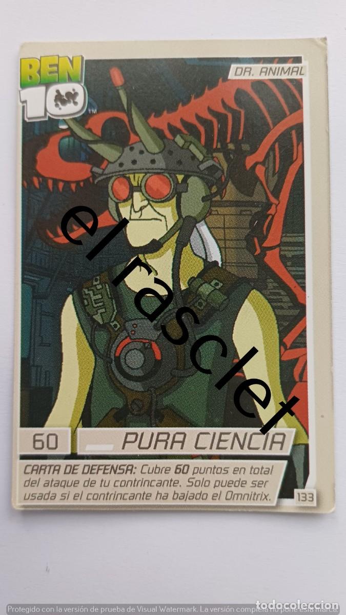 Trading Cards: CARTA /CROMO BEN10- PURA CIENCIA- NUMERO 133