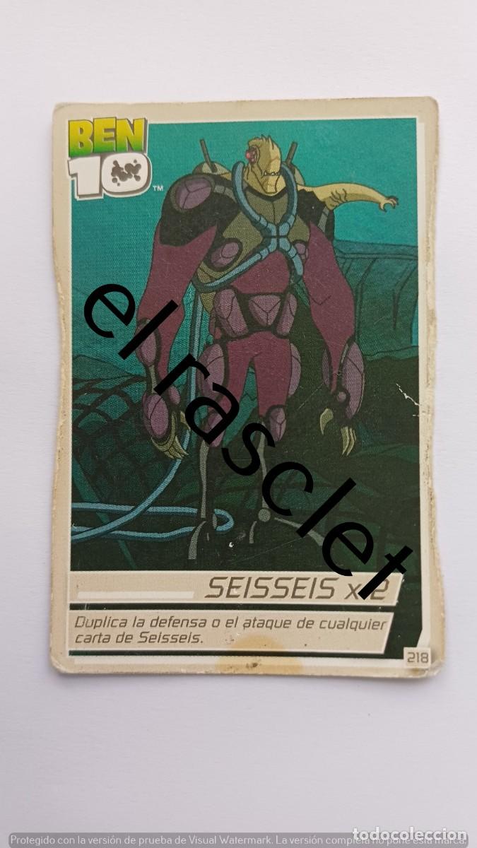 Trading Cards: CARTA /CROMO BEN10-SEISSEIS X 2- NUMERO 218