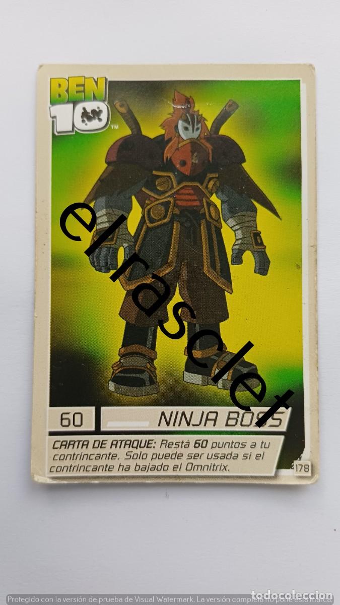 Trading Cards: CARTA /CROMO BEN10-NINJA BOSS- NUMERO 178