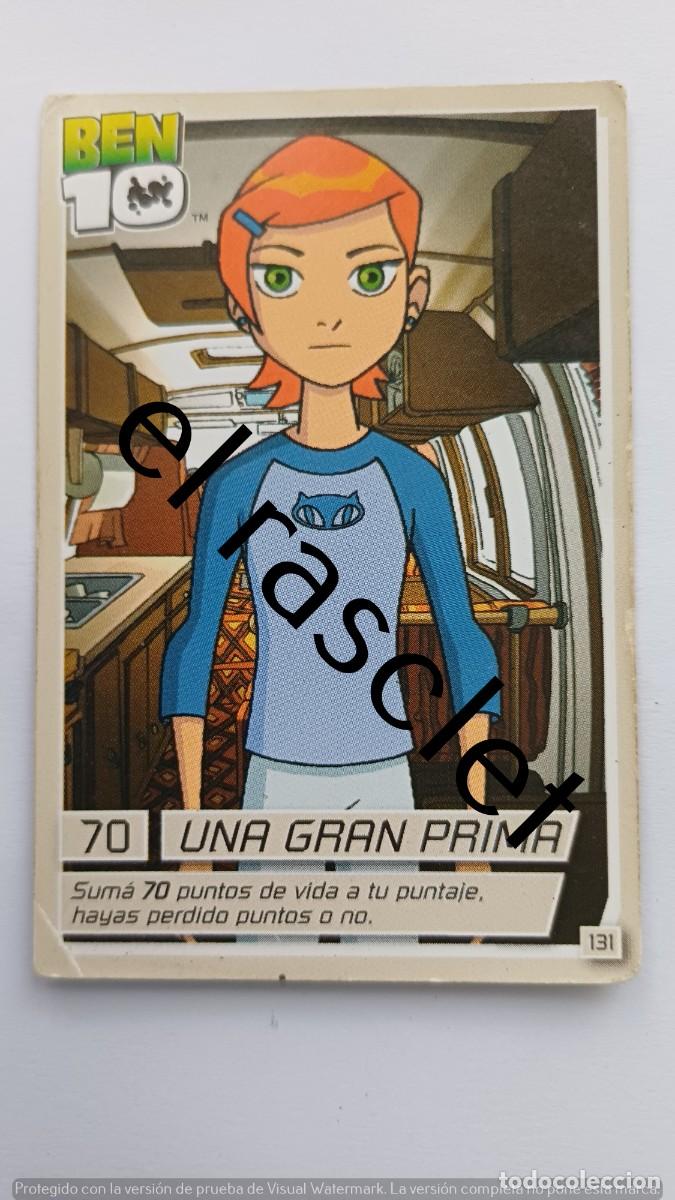 Trading Cards: CARTA /CROMO BEN10-UNA GRAN PRIMA- NUMERO 131