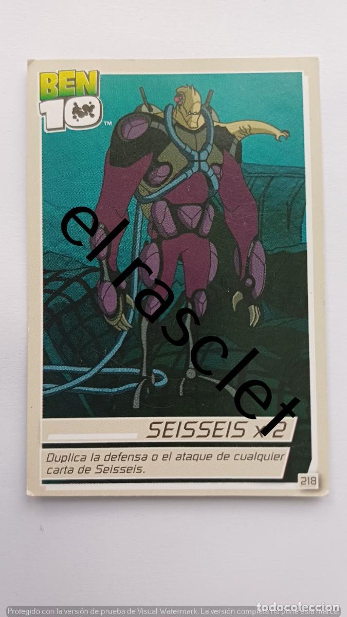 Trading Cards: CARTA /CROMO BEN10-SEISSEIS X 2 - NUMERO 218