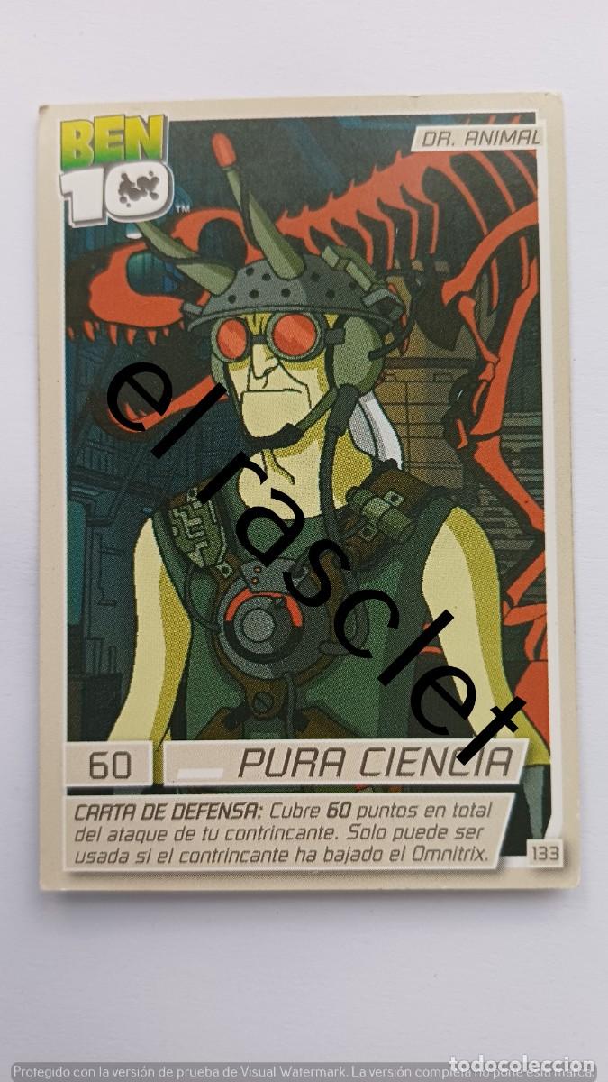Trading Cards: CARTA /CROMO BEN10-PURA CIENCIA- NUMERO 133