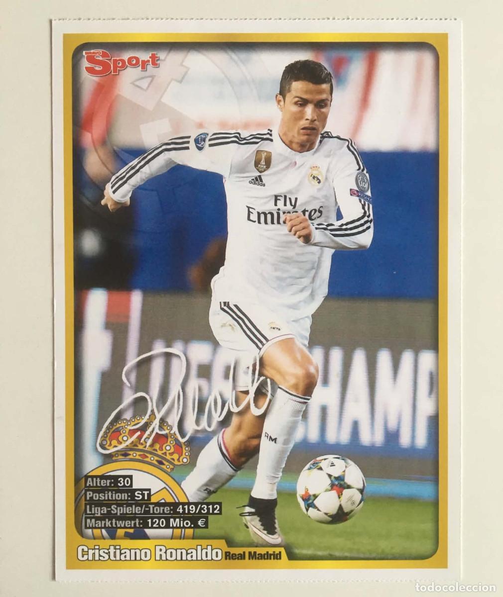 Trading Cards: Cristiano Ronaldo / Neymar Collectible Card Bravo Sport Germany Football Real Madrid FC Barcelona
