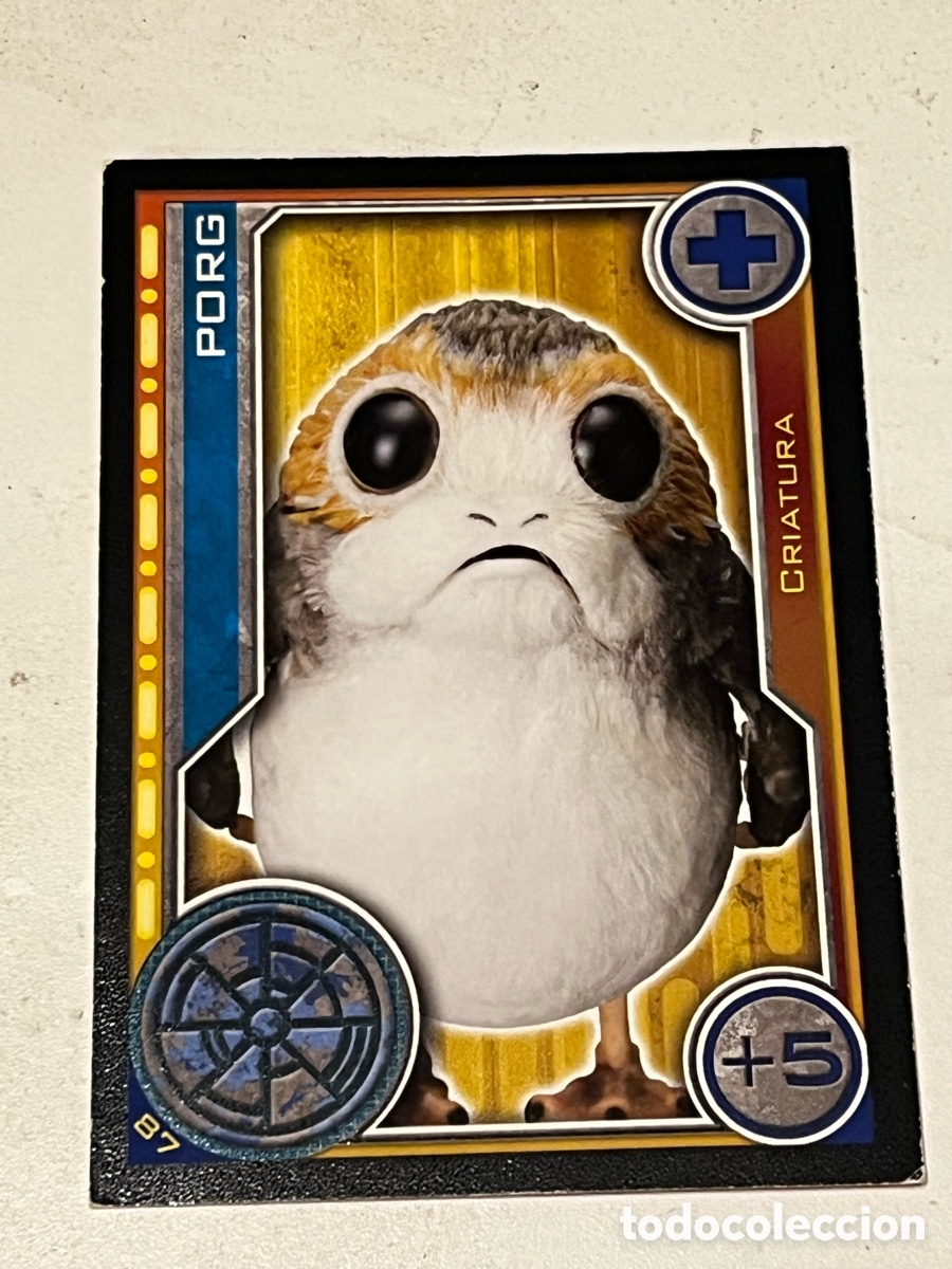 Trading Cards: Cromo Star Wars Topps Trading Card N&deg;87 Porg