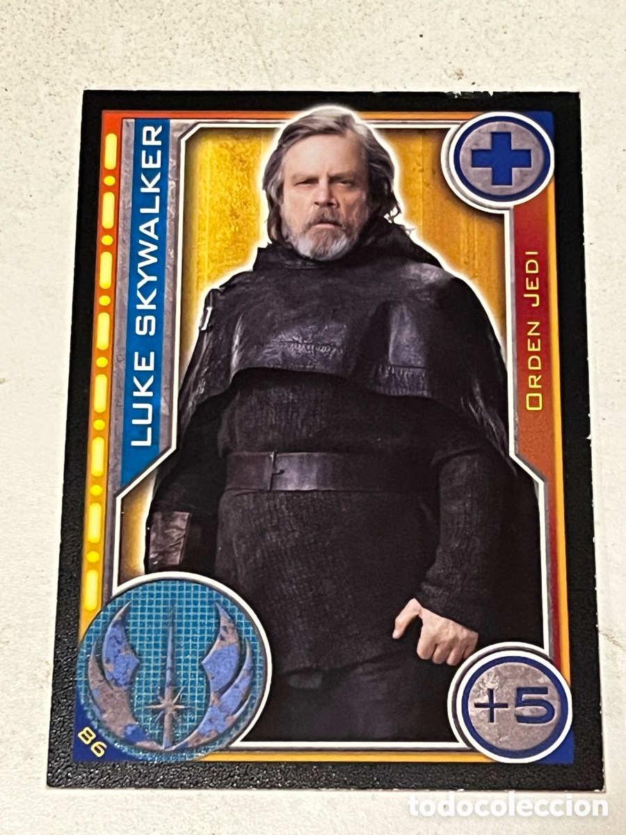 Trading Cards: Cromo Star Wars Topps Trading Card N&deg;86 Luke Skywalker
