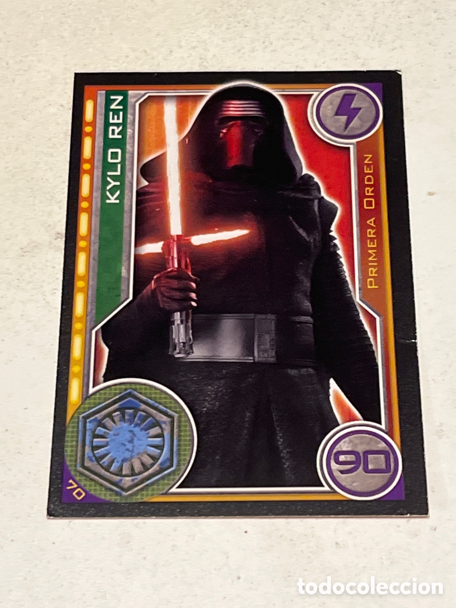 Trading Cards: Cromo Star Wars Topps Trading Card N&deg;70 Kylo Ren