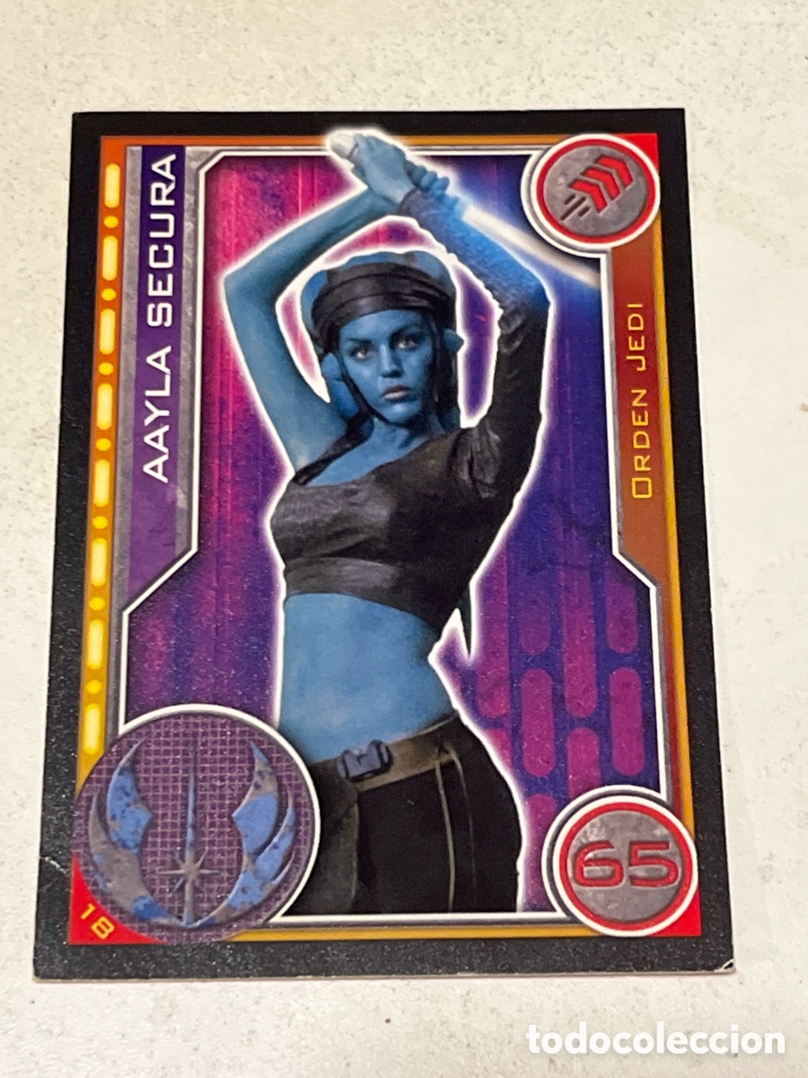 Trading Cards: Cromo Star Wars Topps Trading Card N&deg;18 Aayla Secura