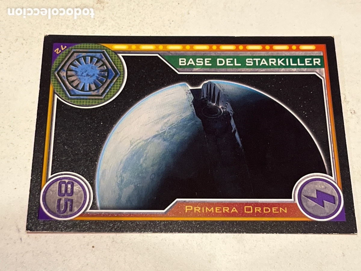 Trading Cards: Cromo Star Wars Topps Trading Card N&deg;72 Base del Starkiller