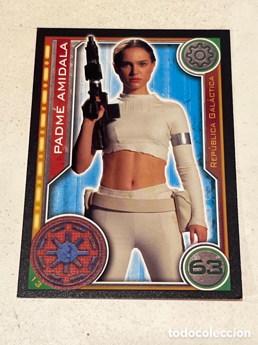 Trading Cards: Cromo Star Wars Topps Trading Card N&deg;13 Padme Amidala