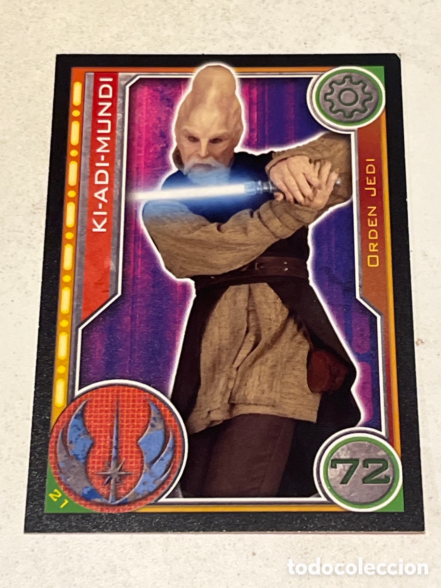 Trading Cards: Cromo Star Wars Topps Trading Card N&deg;21 Ki-Adi-Mundi
