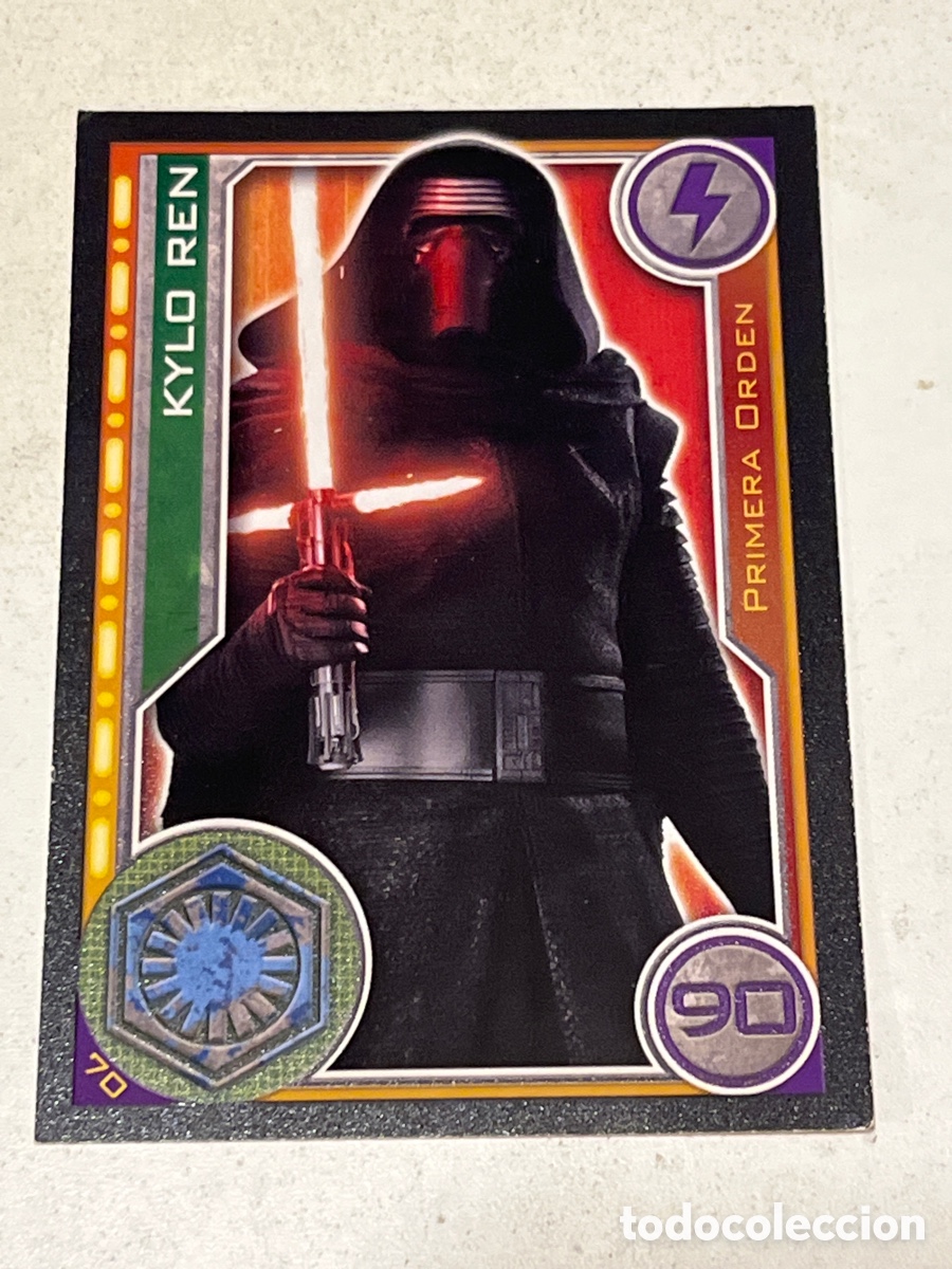 Trading Cards: Cromo Star Wars Topps Trading Card N&deg;70 Kylo Ren