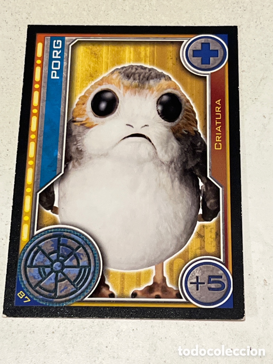 Trading Cards: Cromo Star Wars Topps Trading Card N&deg;87 Porg