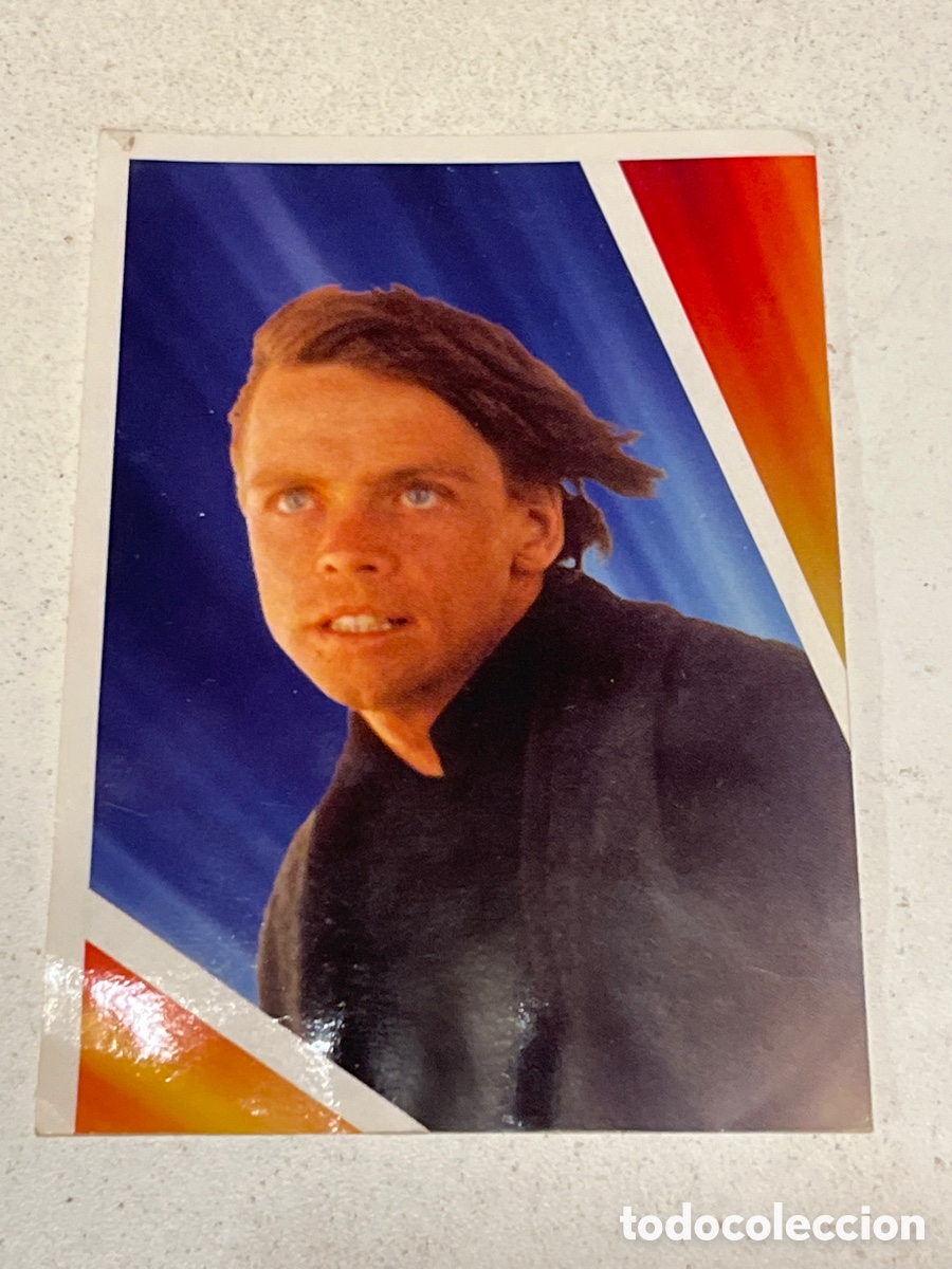 Trading Cards: Cromo pegatina Star Wars Topps Trading Card S1 Luke Skywalker