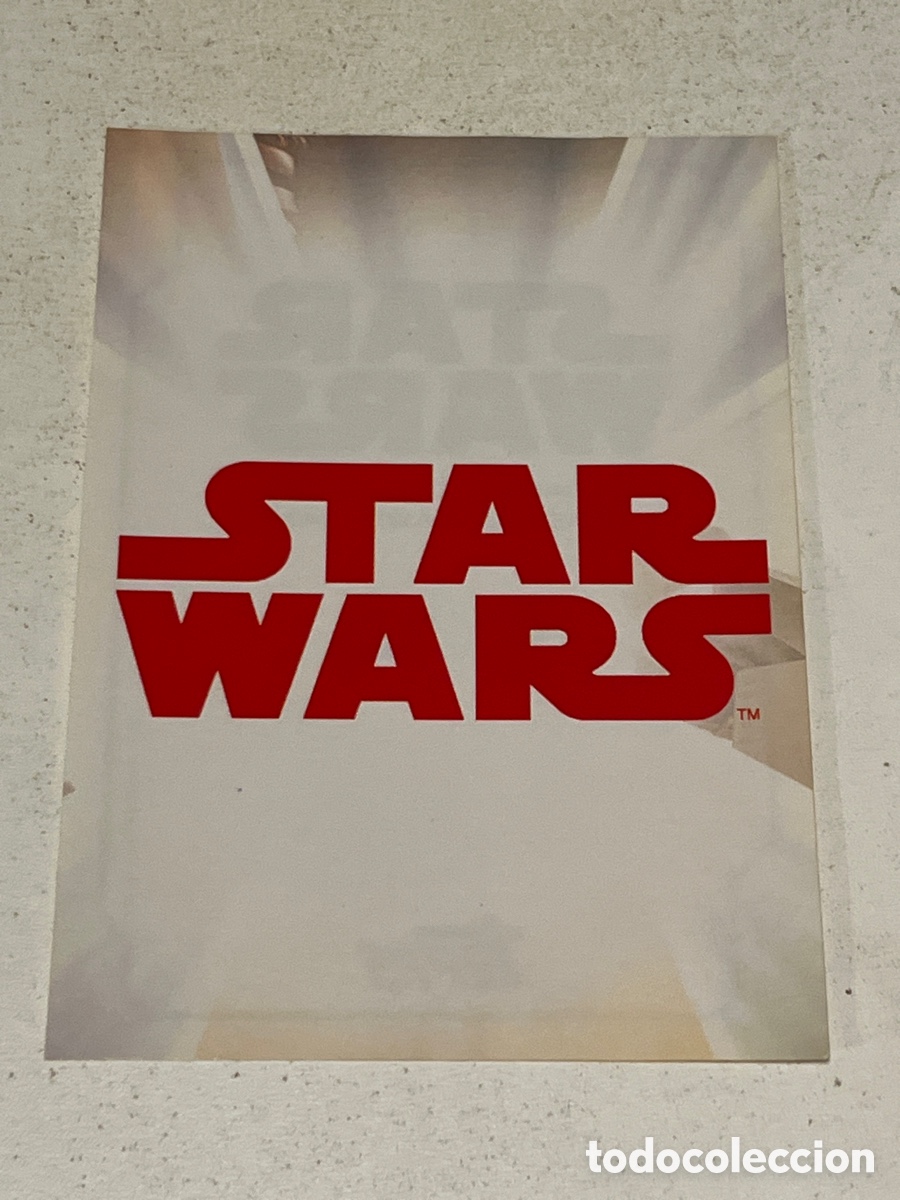 Trading Cards: Cromo pegatina Star Wars Topps Trading Card S14 Star Wars rojo