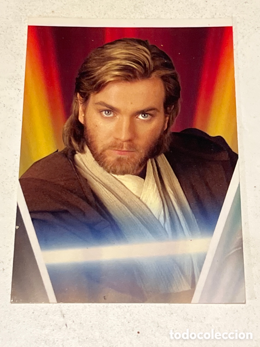 Trading Cards: Cromo pegatina Star Wars Topps Trading Card S2 Obi One Kenobi