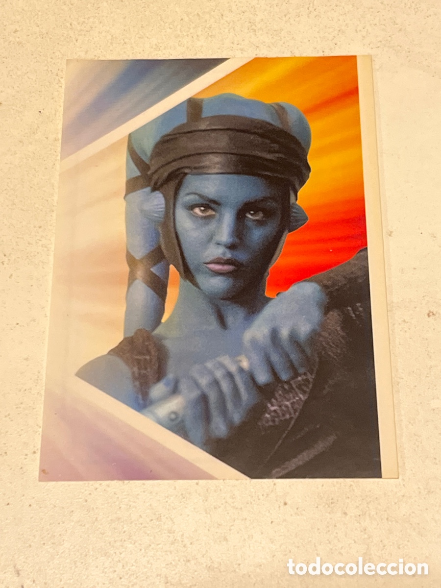 Trading Cards: Cromo pegatina Star Wars Topps Trading Card S6 Aayla Secura