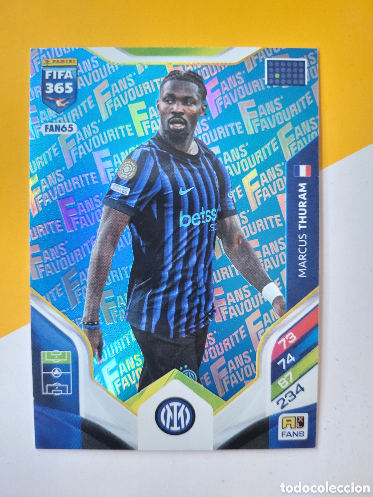 Trading Cards: FAN65 Marcus Thuram [Fans, Blue] Fans Favourite / Adrenalyn XL FIFA 365 2026