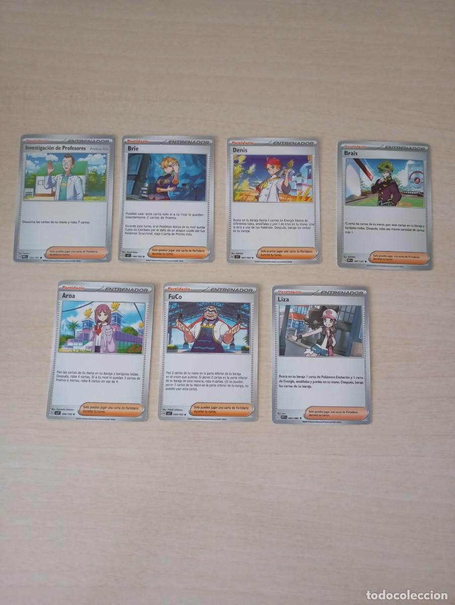Trading Cards: Lote cartas Pok&eacute;mon entrenador Proxy excelente calidad