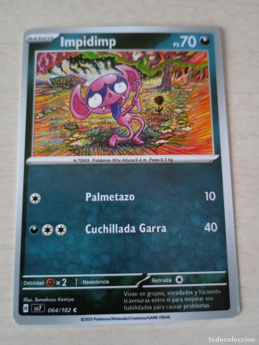 Trading Cards: Carta Pok&eacute;mon Impidimp proxy