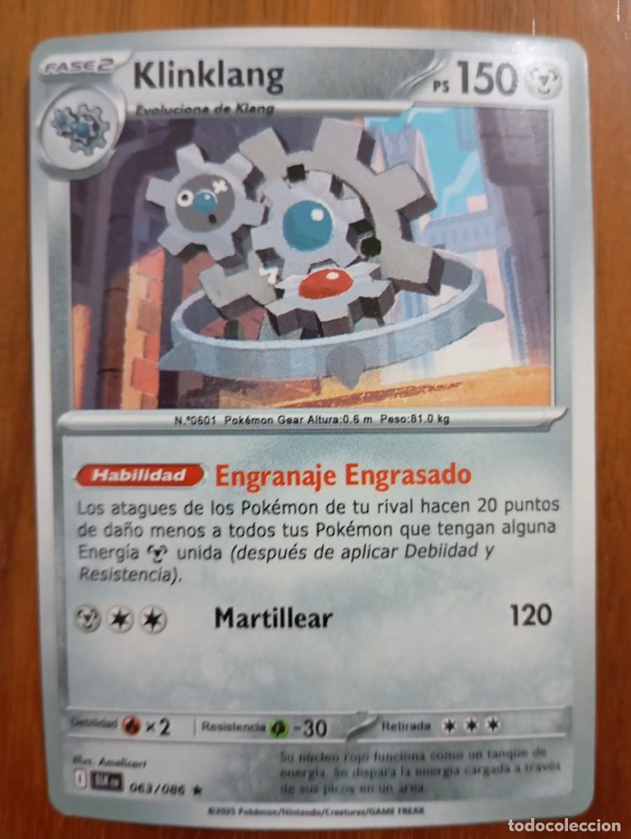 Trading cards: POKEMON. KLINKLANG. ENGRANAJE ENGRASADO - Foto 1