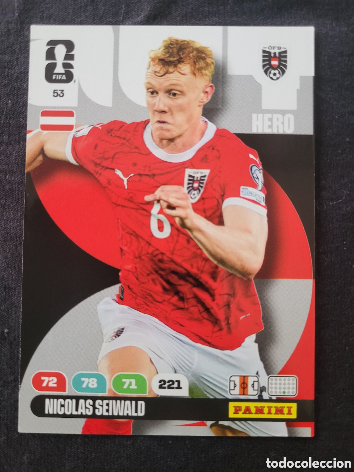 Trading Cards: 53 Nicolas Seiwald / Adrenalyn XL FIFA World Cup 2026